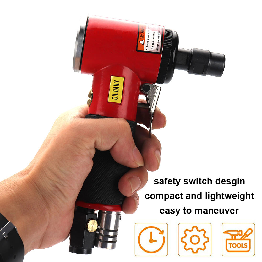 1/4" Air Angle Die Grinder Pneumatic Grinding Machine Mill Engraving Tools 47PC