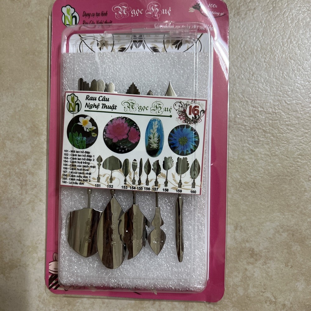 Set 10 Needle Tools Make Jelly Cake By Ngoc Hue