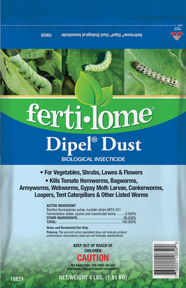 Fertilome Dipel Dust Biological Insecticide, 4lb