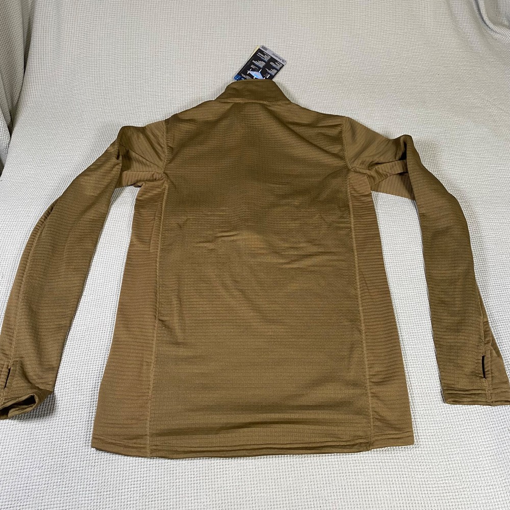 Beyond A2 Krios Crew Pullover Grid Fleece Polartec Power Grid Coyote MEDIUM LONG