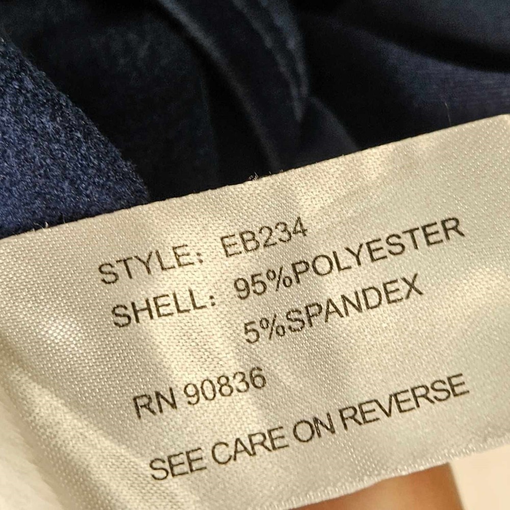 Eddie Bauer Active Jacket Mens Medium Pullover Zip-Pocket Dark Blue