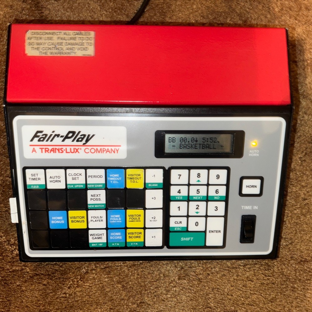 FairPlay Translux MP50 Scoreboard Controller Console MP70 Firmware Wired