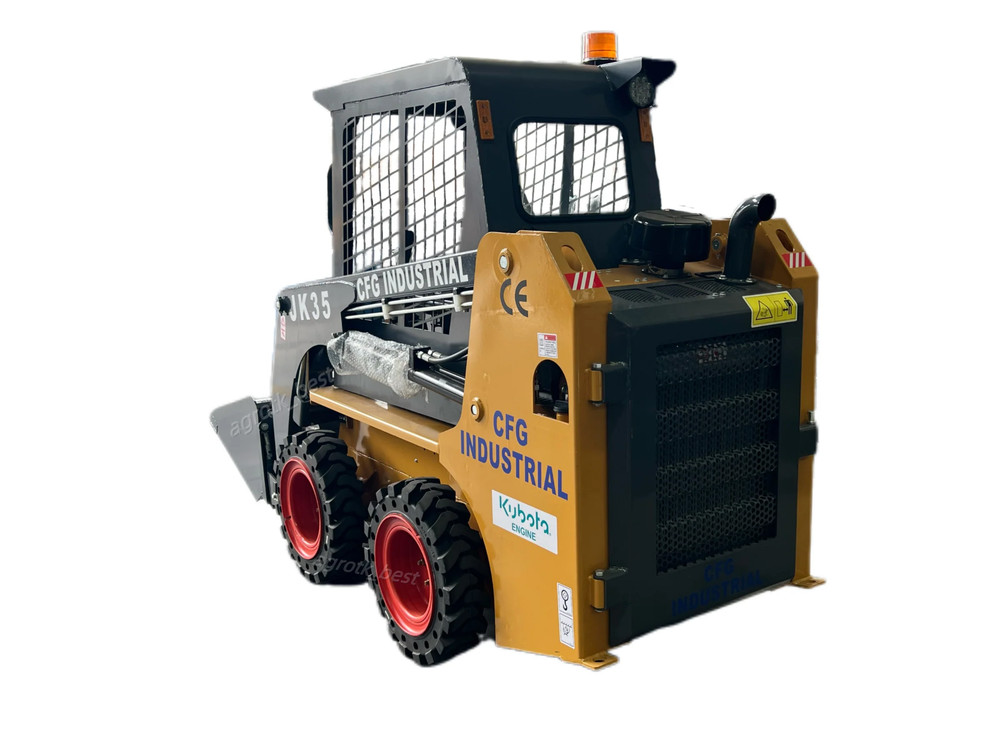 1.4 Ton Open Operator Wheel Skid Steer Loader