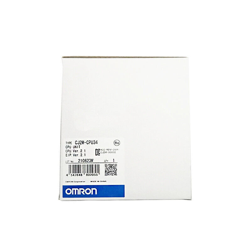 Omron CJ2M-CPU34 PLC Module CJ2MCPU34 CPU Unit New In Box Expedited Shipping One