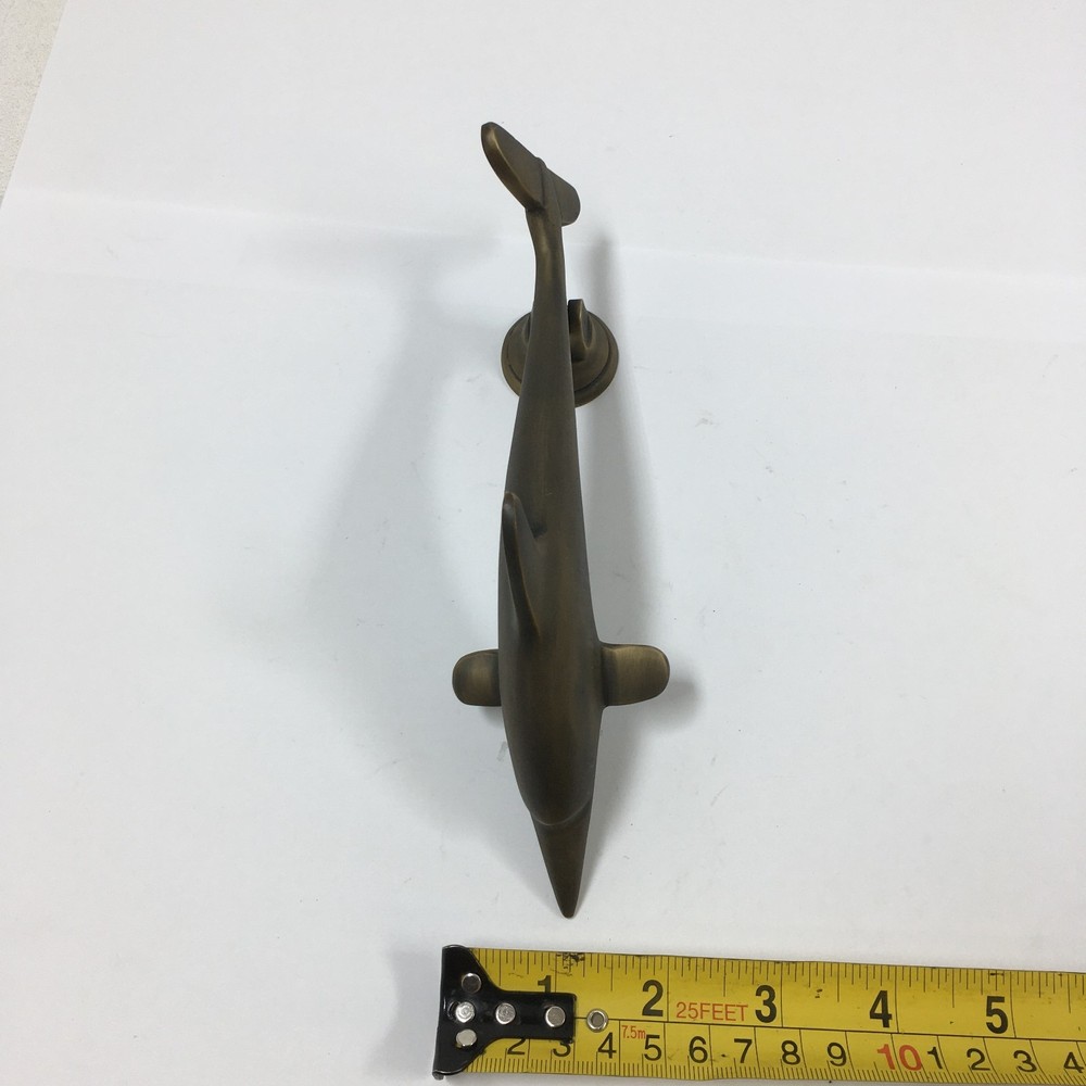 Door Knocker - Dolphin - Antique Brass (151-AB)