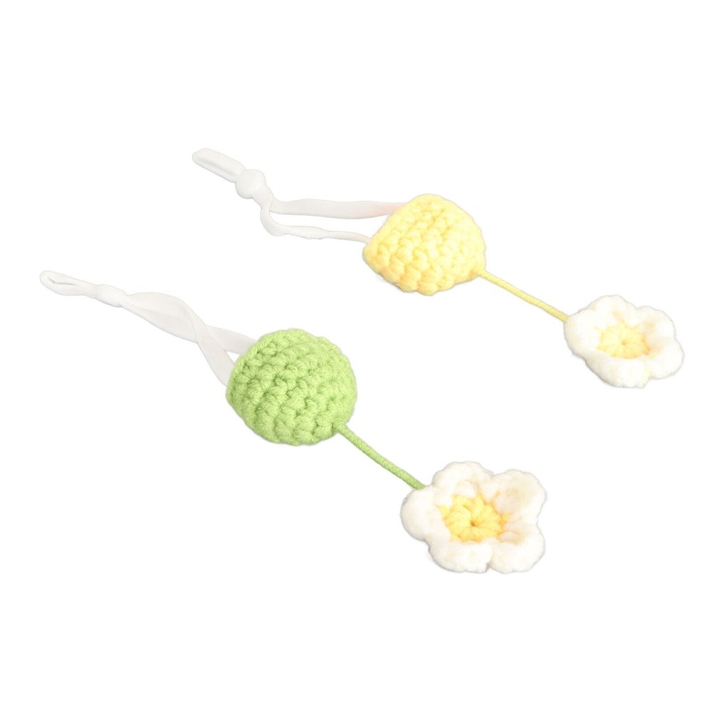 2Pcs Cute Tiny Hamster Hat with Adjustable Strap Mini Hand Knitted Hats