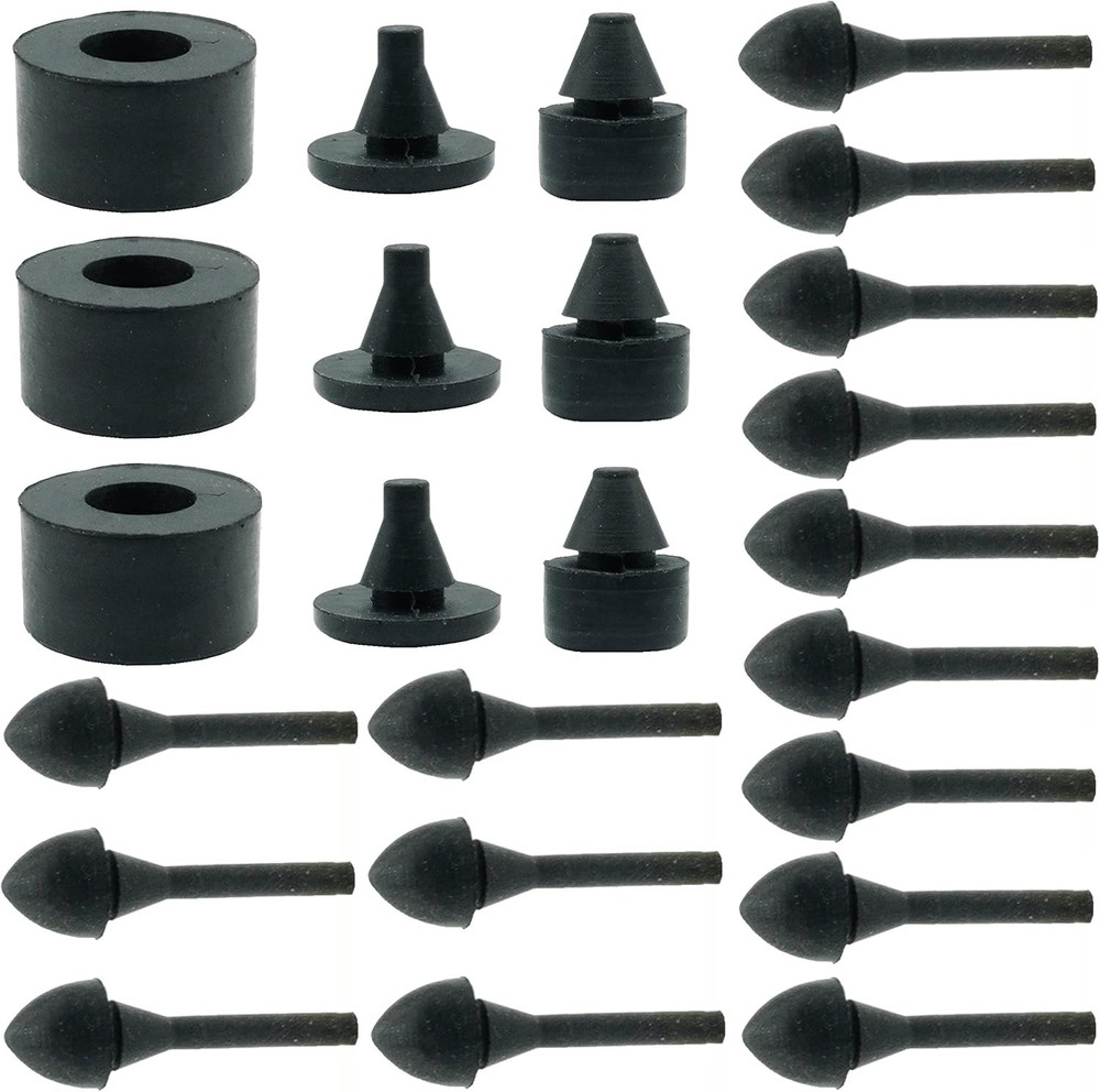 24 PCS Rubber Hood Bumper Assortment - Universal 45393