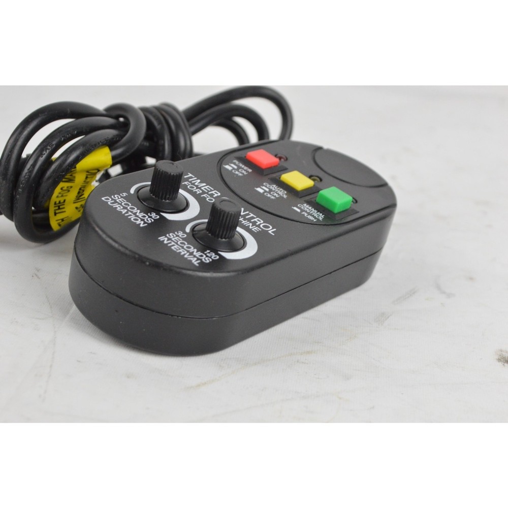 Gemmy Fog Smoke Machine Timer Power Switch Controller Black No. 25254