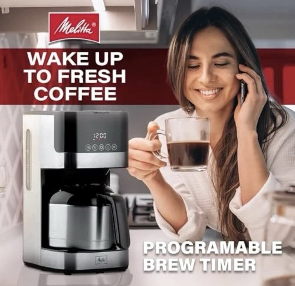 Aroma Tocco Thermal Drip Coffee Maker, 10-Cup,