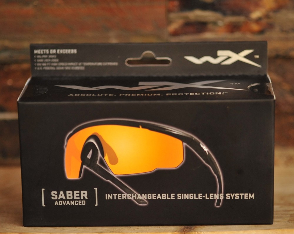 Wiley X Saber Advanced 301 Light Rust Lens Matte Black Frame