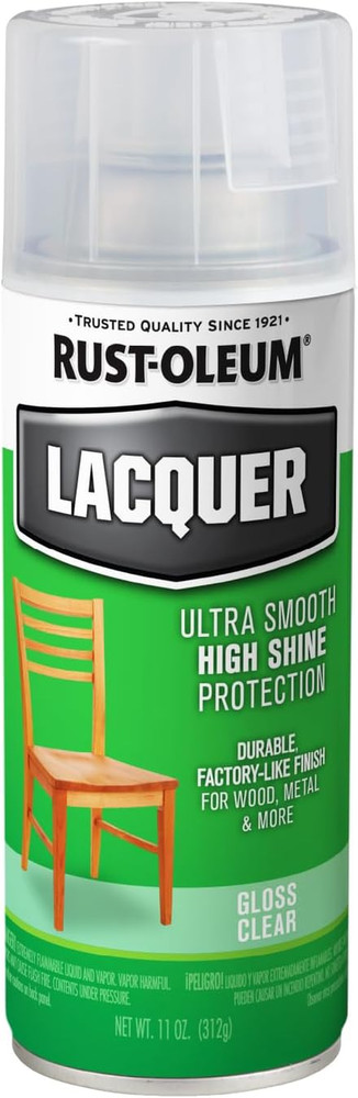 Rust-Oleum Lacquer Spray,  Gloss Clear 11-Ounce 1906830