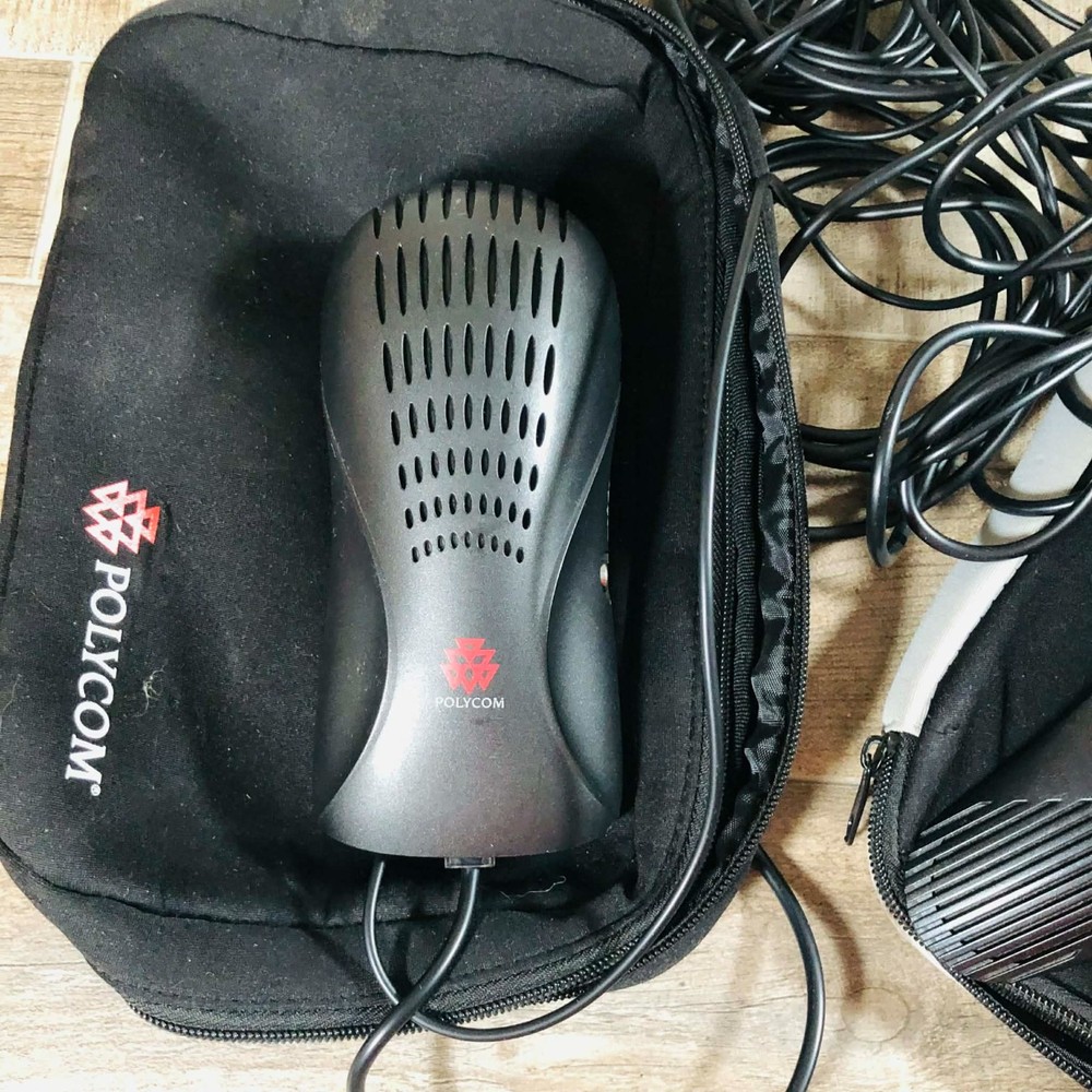 Polycom Soundstation 2 Basic Non Expandable Conference Phone Wall Plug Carry Bag