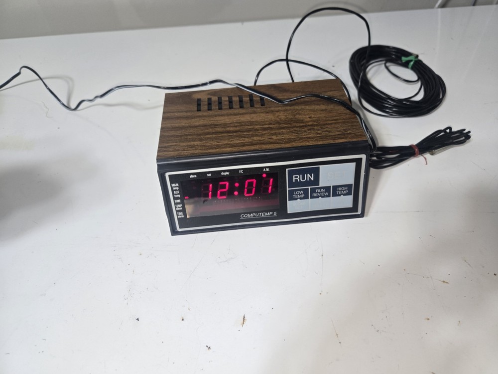 Computemp 5 Indoor Outdoor Temperature Alarm
