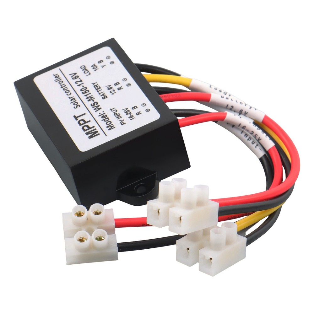 MPPT Solar Charge Controller Boost Waterproof Adjustable 150W 12.6V