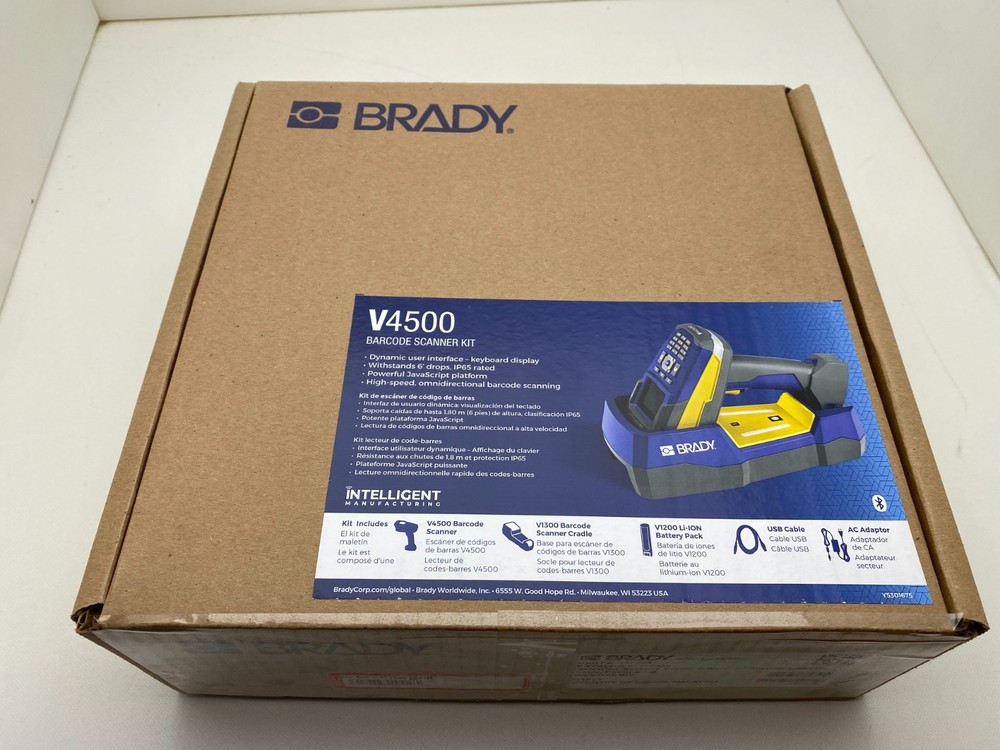 Brady V4500 - Kit - barcode scanner - 177229