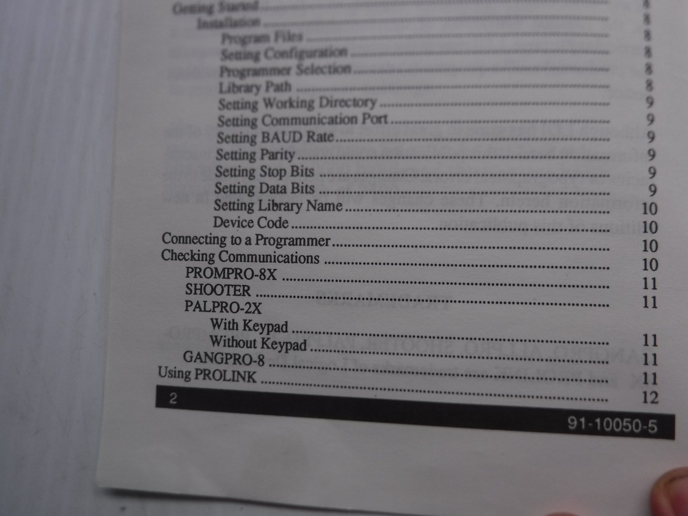 Prolink RS-232 Reference Manual 91-10050-5
