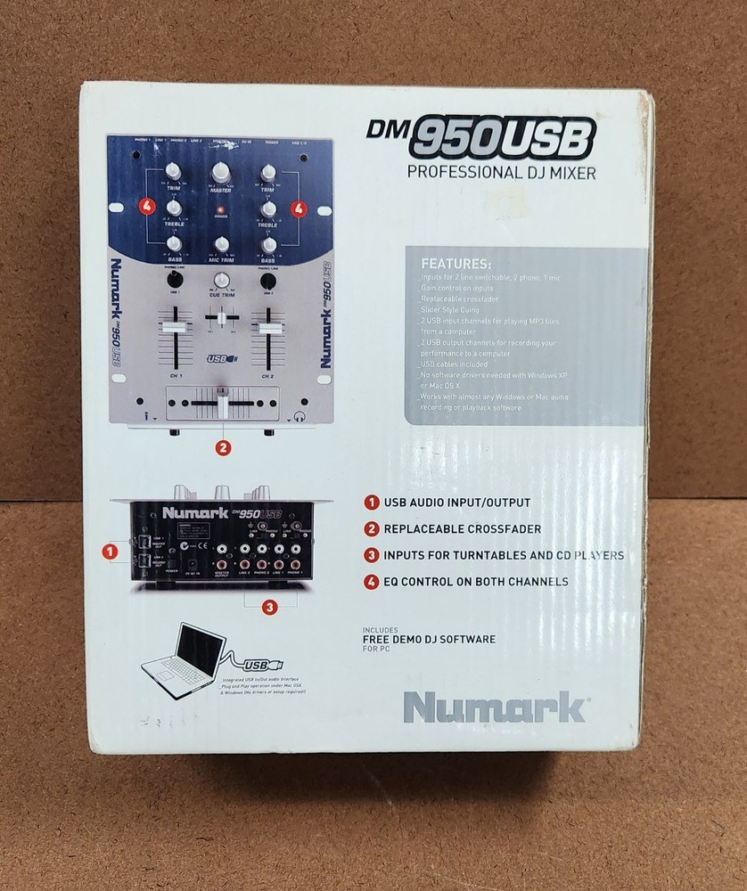 Numark DM 950 USB professional DJ mixer