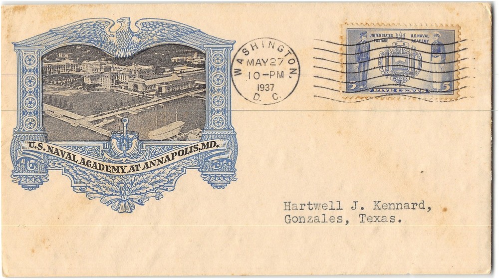 US #794 FDC, 1937