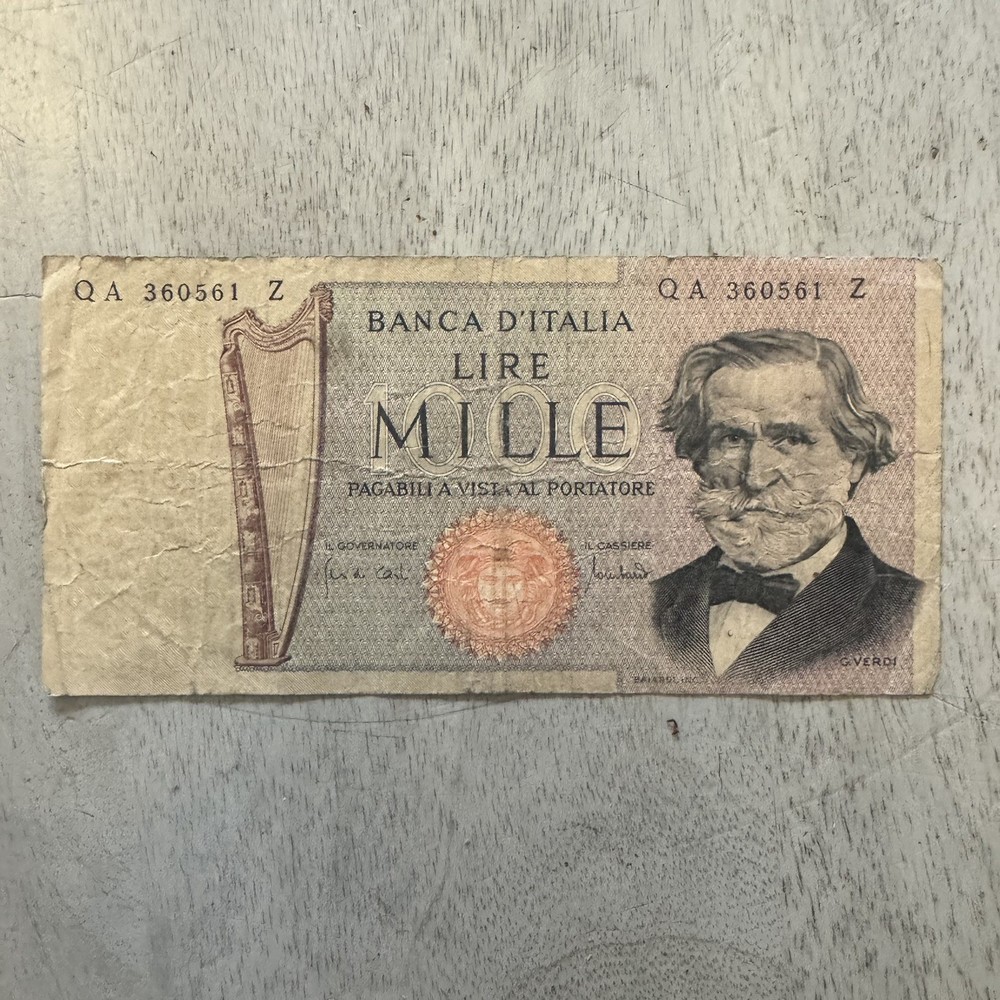 Italy 1000 Lire 1969