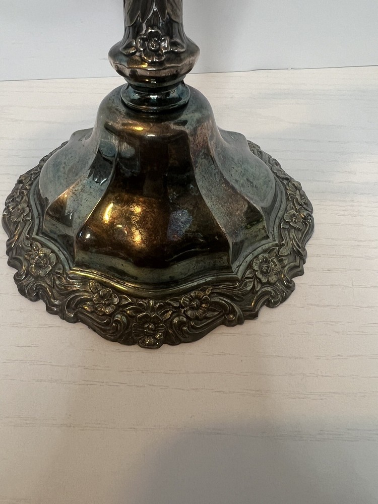 Beautiful Silver Plated Baroque Candelabra