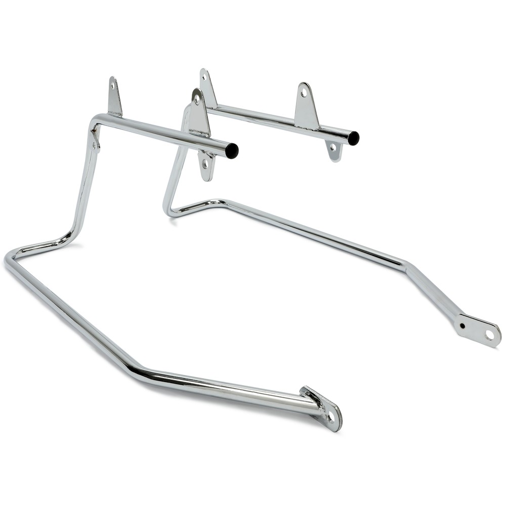 Chrome Saddle bag Conversion Brackets Kit For Harley Softail 84-17 w/ Hardware