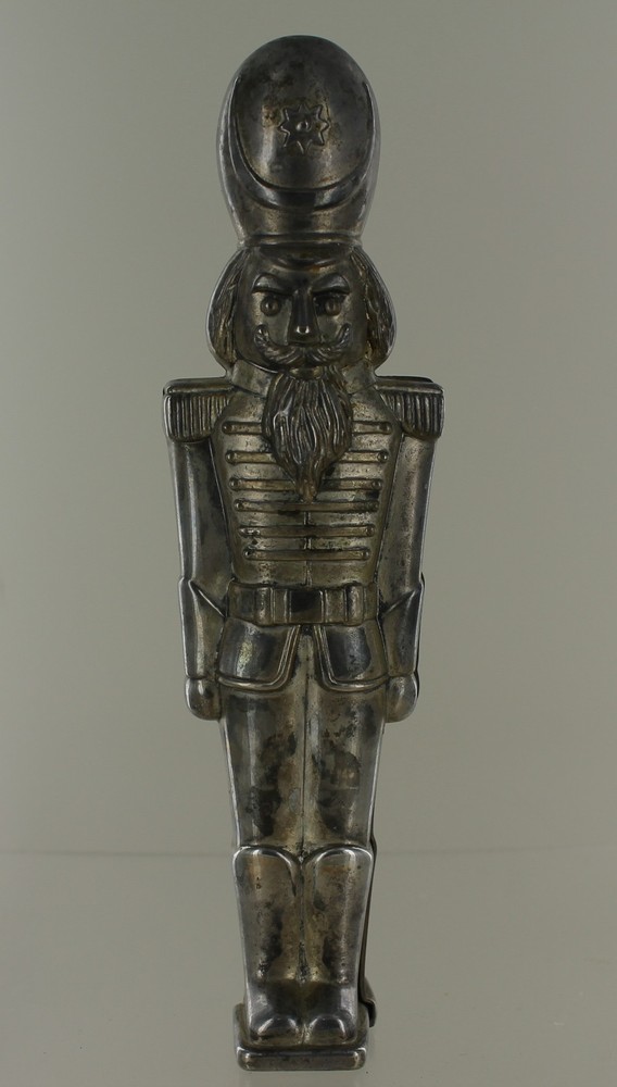 1993 Godinger Toy Soldier Silver Plated Nutcracker