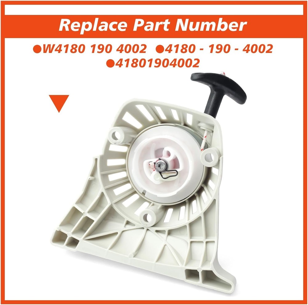 4180 190 4002 Rewind Pull Starter Assembly Replacement for Stihl String...