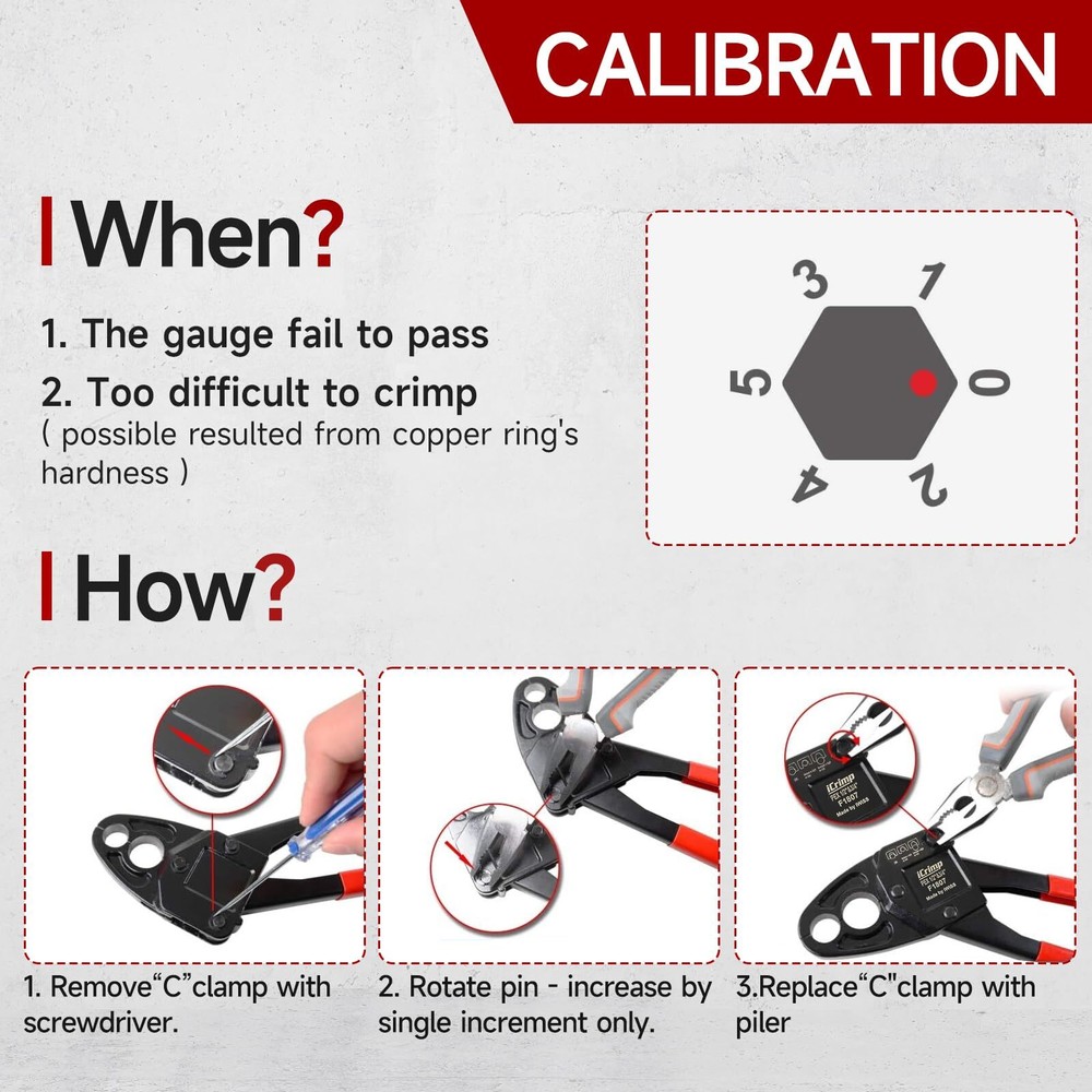 " Combo Angle Head PEX Pipe Crimping Tool Kits for 1/2"" 3/4"" Pex Crimp "