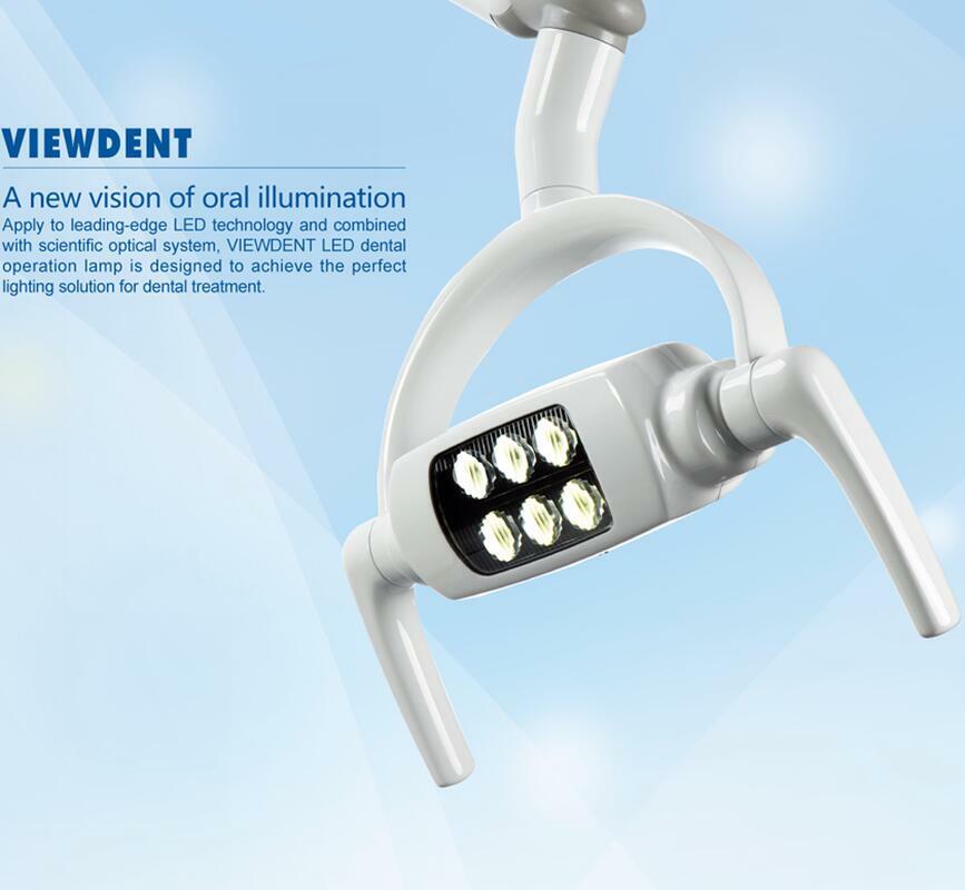 Ceiling Mounted Dental Operation Lamp Induction Sensor Manual Switch LED Light
