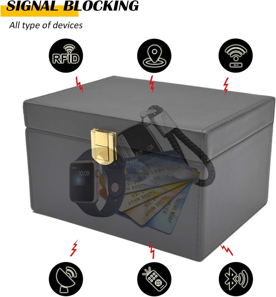 Protector De Llavero Faraday Box, Caja De Bloqueo De Senal Rfid, Faraday Box...