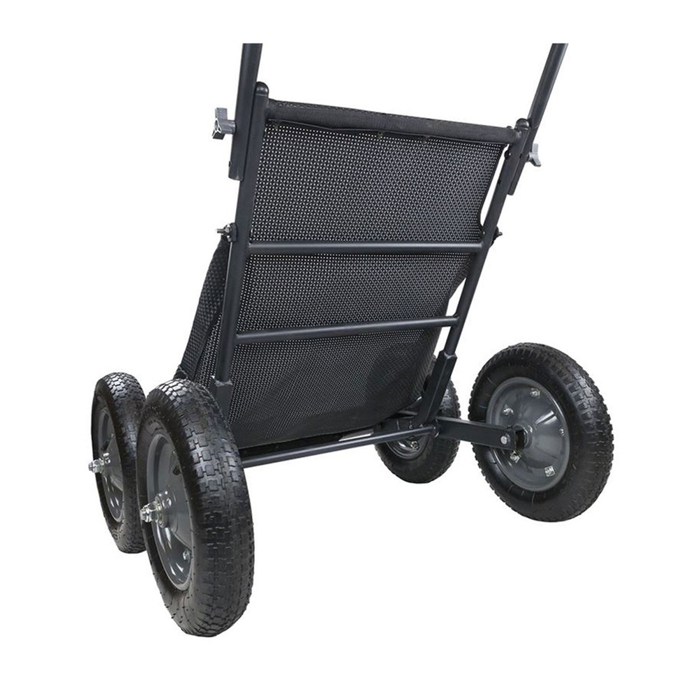 Hawk Crawler Capacity Foldable Multi Use Deer Game Recovery Cart, Black (2 Pack)