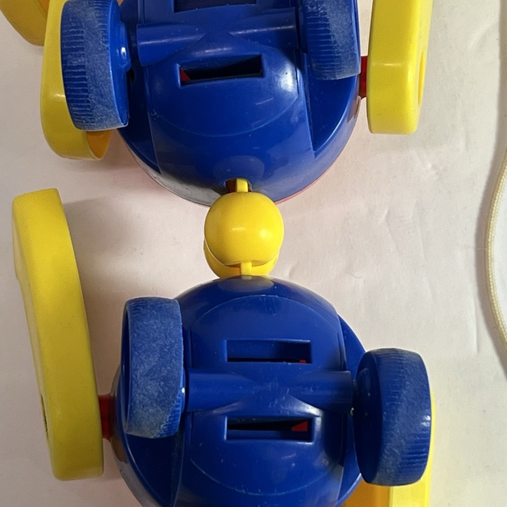 Vintage Kiddicraft Caterpillar Pull Toy Clatterpillar Pull Along Rare HTF