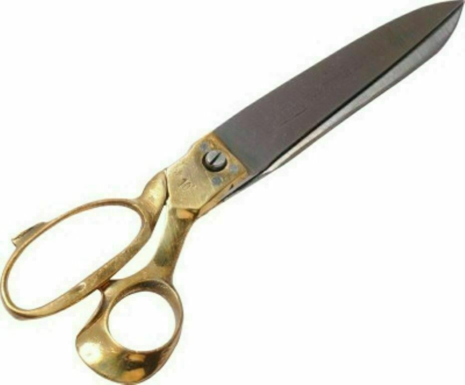 Heavy Duty Professional Tailor Scissors Brass Handle Super