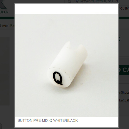 BUTTON PRE-MIX Q WHITE/BLACK #PX-6-5