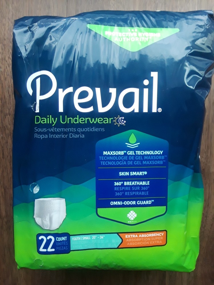 4 x Prevail Pull Up/Underwear - Youth 22 Count