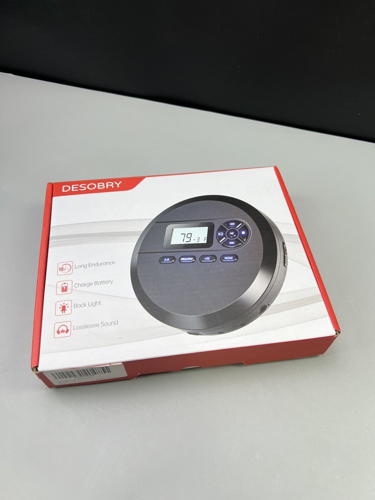 +++ Portable CD Player with Ear Buds Cable & FM Transmitter - Desobry A2 +++