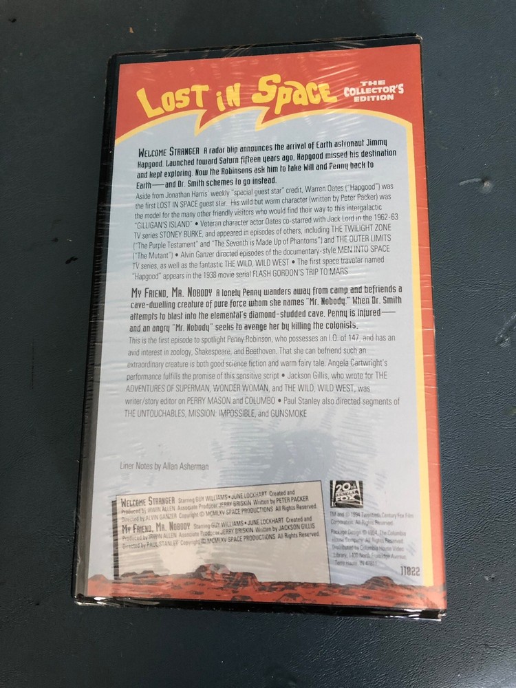 Lost In Space VHS 4 Tapes