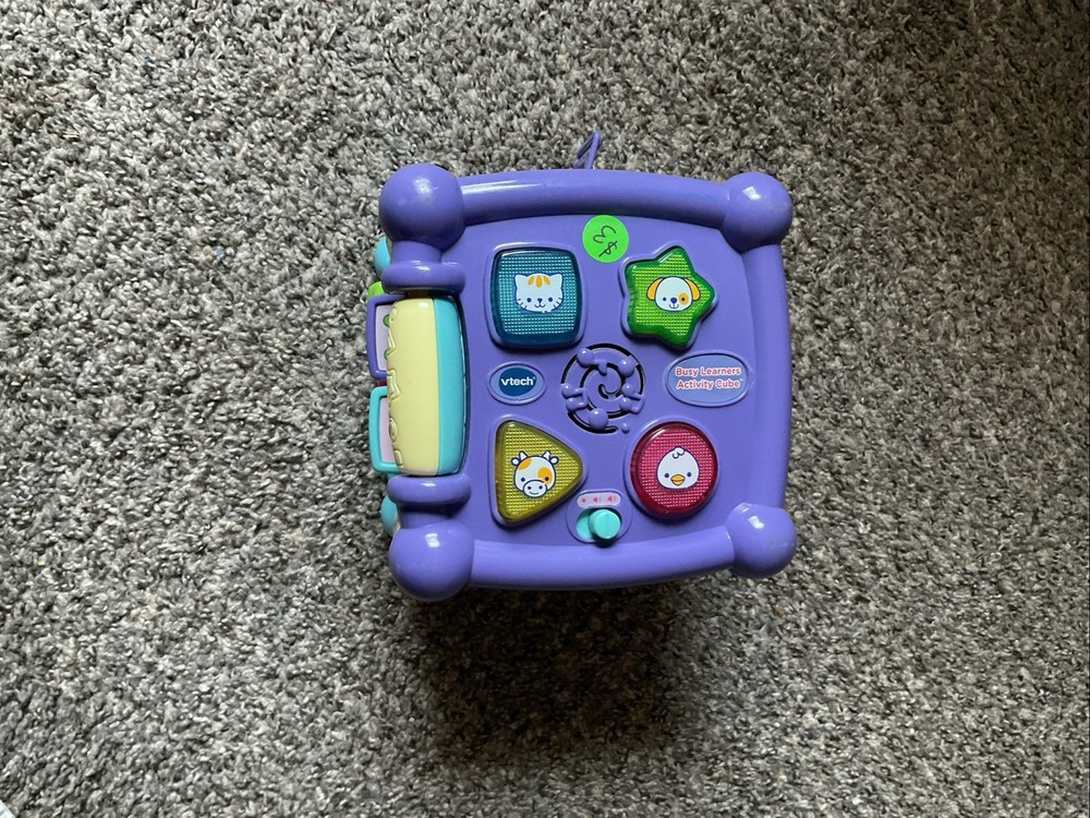 Busy Learners Activity Cube, Purple Vtech With Batteries