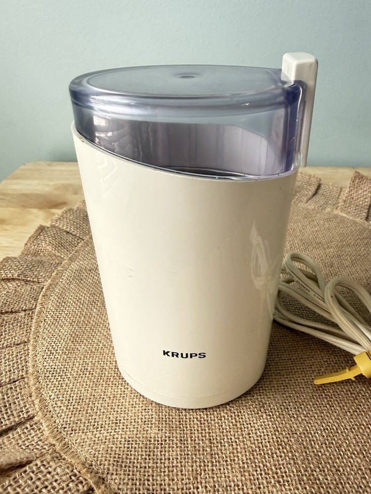 KRUPS Fast One Touch Coffee Bean Spice Grinder Type 203-EUC-Tested-Clean
