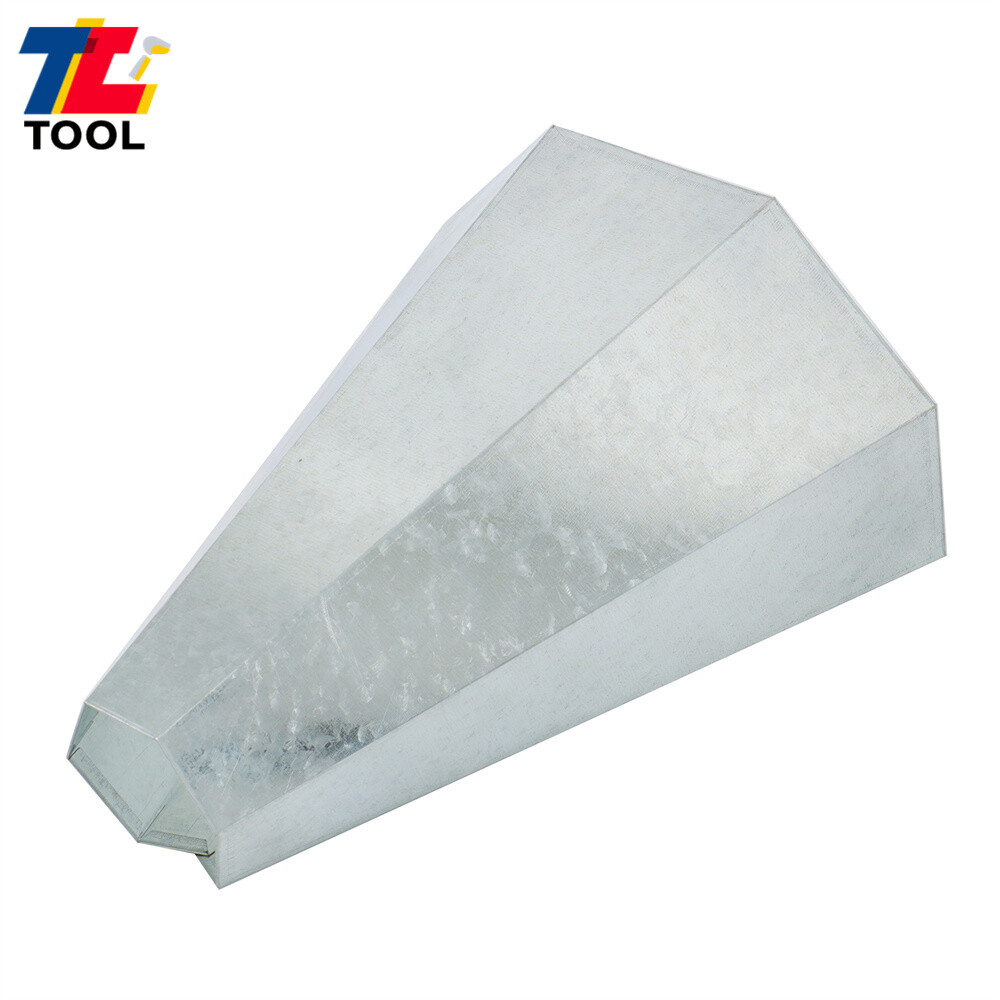 1 Pack 8 lbs Medium Size Chicken Cone Galvanized Steel Poultry Restraining Cone