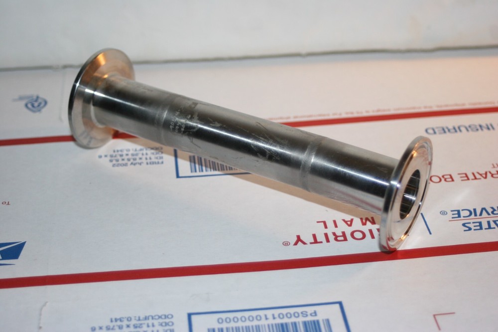1" SANITARY CLAMP TYPE 6.5" LONG SS Coupling / Stub Fitting