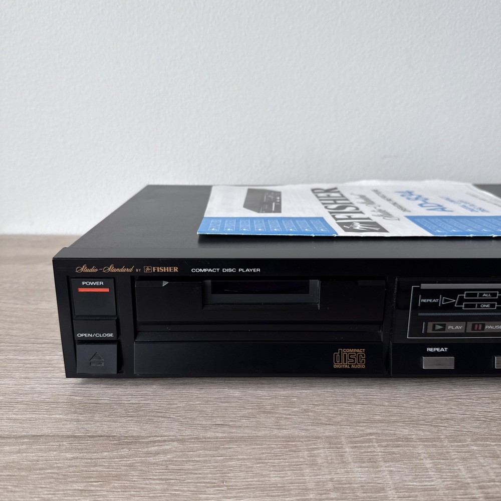 Fisher Studio - Standard CD Player AD-834 Serviced - Fully Tested w/ Manual