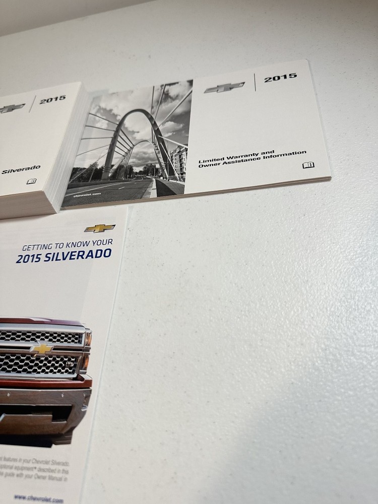 2015 Chevrolet Silverado Owner Manual Set