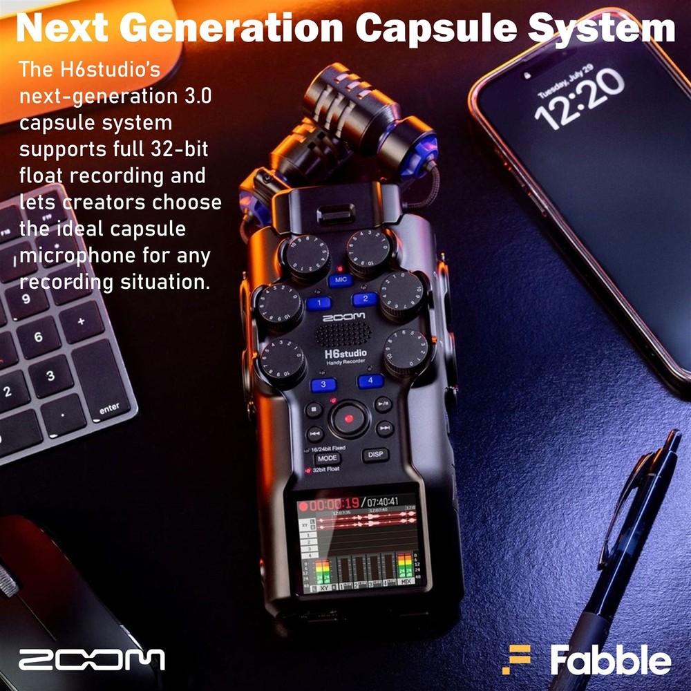 Zoom H6studio Handy Recorder Bundle