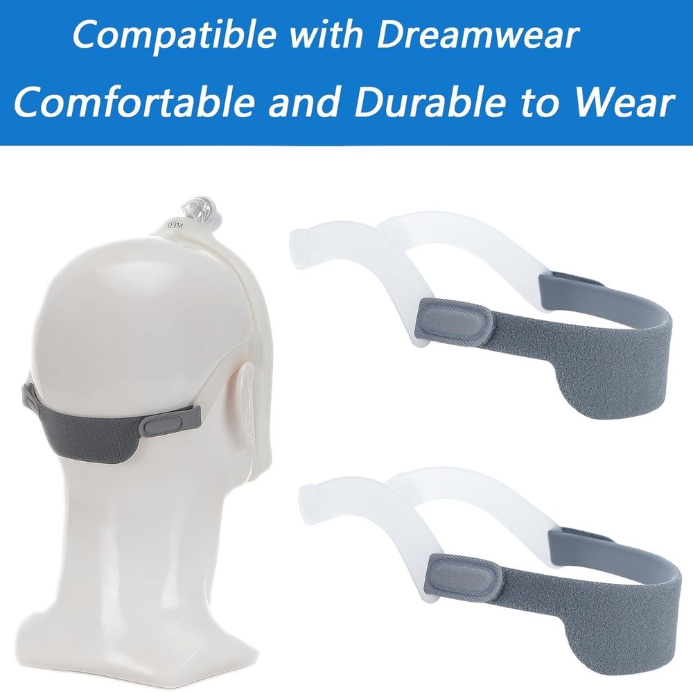 2 Packs Replacement Headgear Straps Compatible with Dreamwear, Comfortable So...