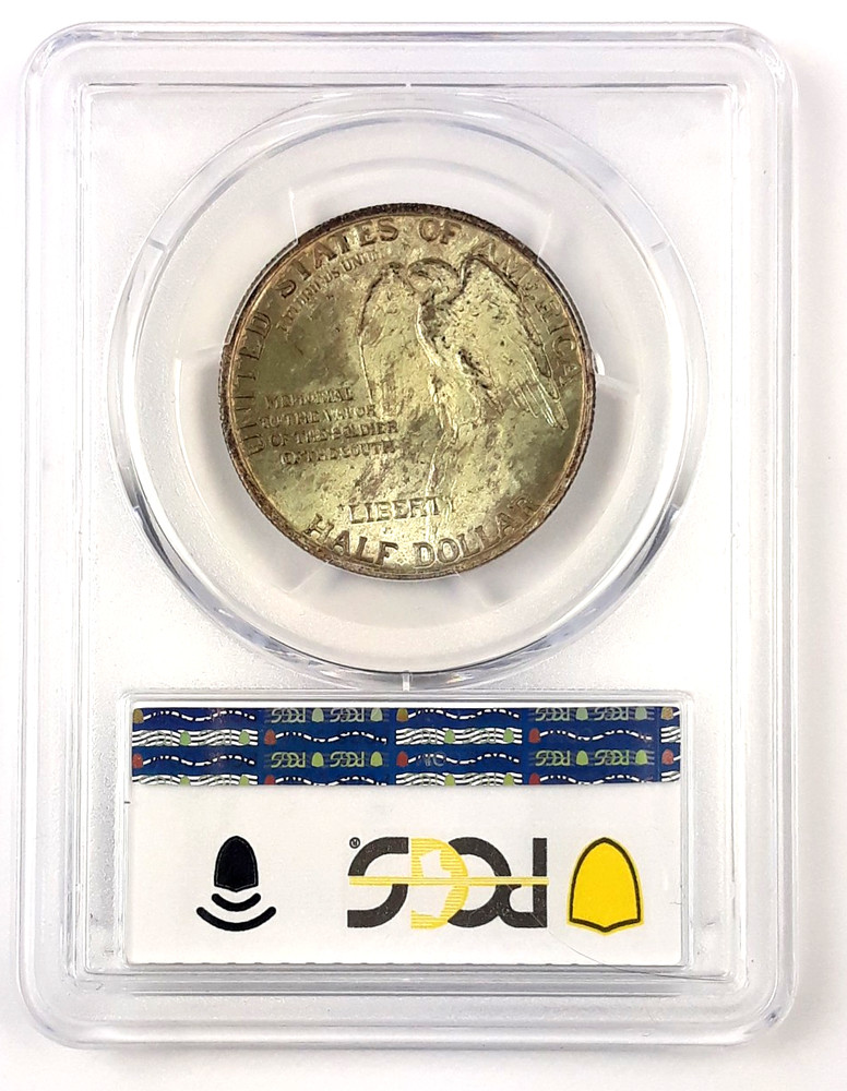 1925 Stone Mountain Commemorative 90% Silver Half Dollar ~ PCGS ~ MS65