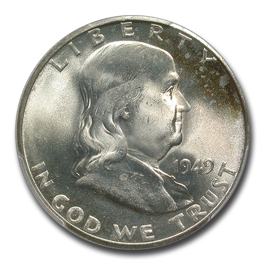 1949-S Franklin Half Dollar MS-66 PCGS