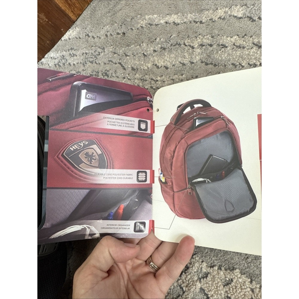 Heys Tech Pac 04 Computer Backpack Black F