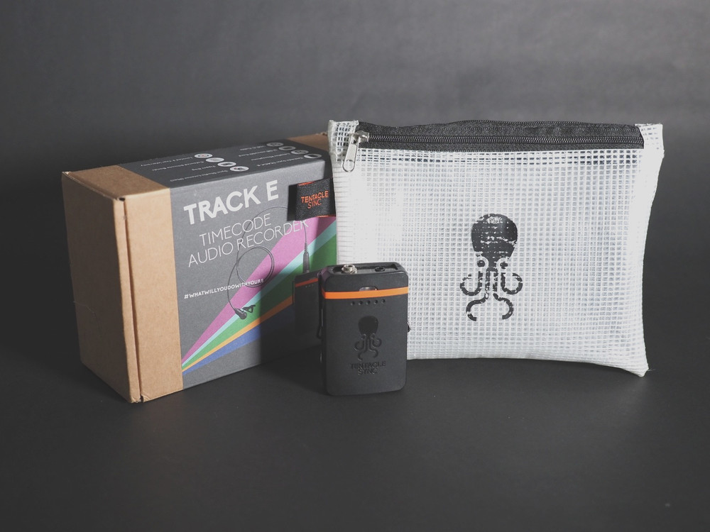 Tentacle Sync Track E Timecode Audio Recorder 32-Bit Float w/ Lav Mic & Kit