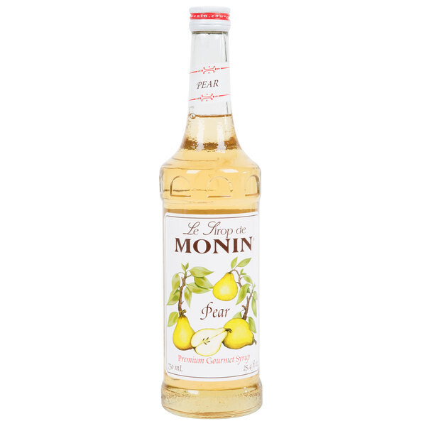 Monin Premium Pear Flavoring / Fruit Syrup 750 mL